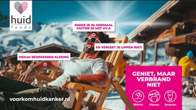 Wintersport? Ook in de sneeuw kan je huid verbranden door de zon